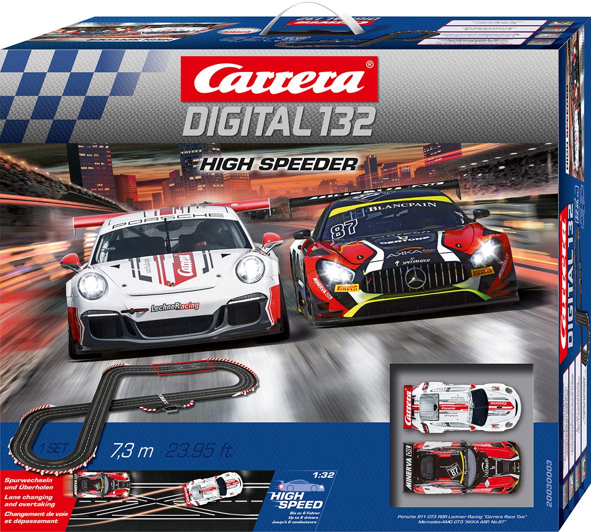 Carrera 20030003 High Speeder Digital 132 Scale Slot Car Racing